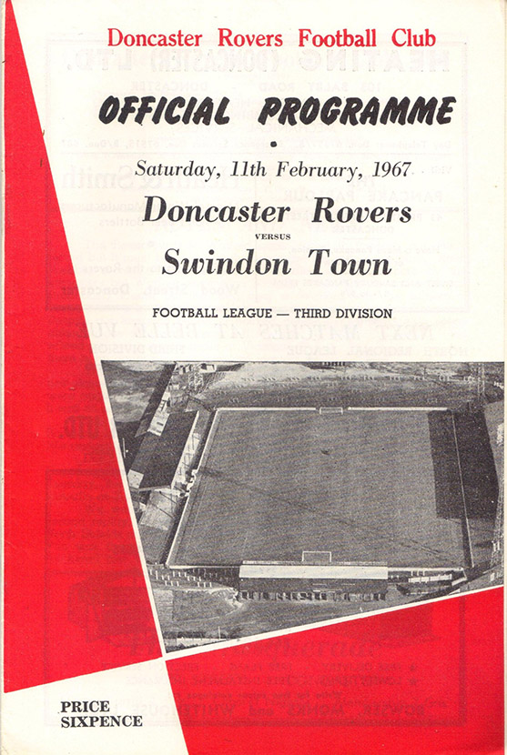 <b>Saturday, February 11, 1967</b><br />vs. Doncaster Rovers (Away)